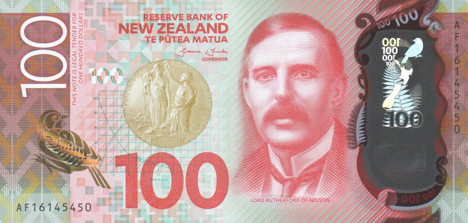 New Zealand RBNZ 100 Dollars 2016.00.00 B141a P195 AF 16145450 F 1536x733 
