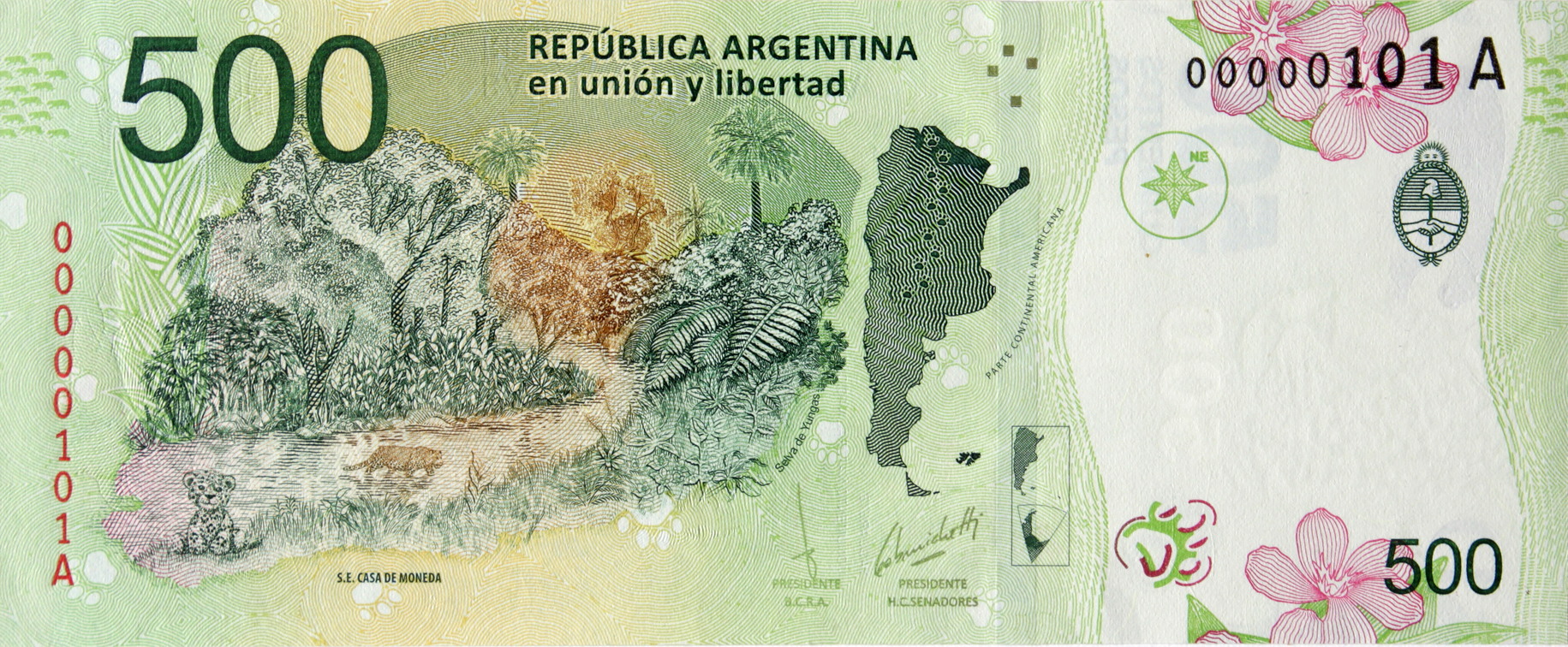 Argentina new 500-peso note (B421a) confirmed – BanknoteNews