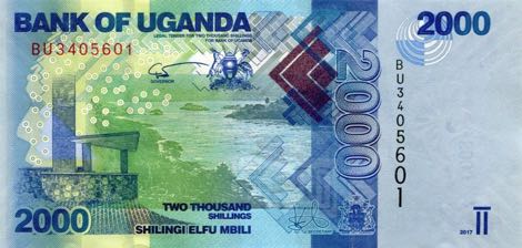 Details about   Uganda 5000 Shilingi 2009 Pick 44.d UNC Uncirculated Banknote 