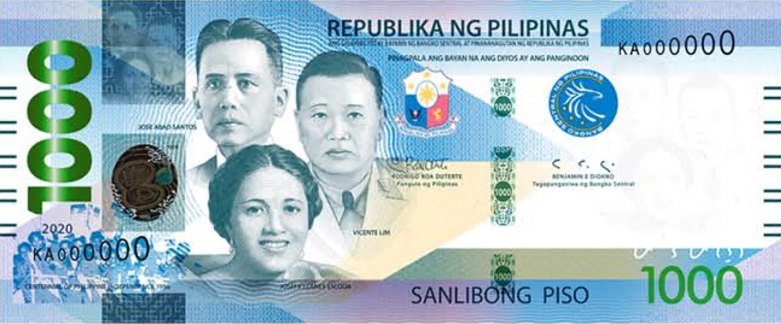 Philippines enhanced security 50- to 1,000-peso notes (B1090a – B1094a ...