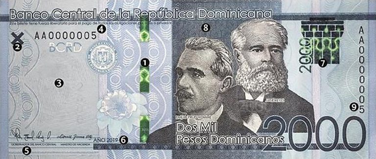 Dominican Republic New 2 000 Peso Dominicano Note Reportedly Introduced 04 09 2020 Banknotenews