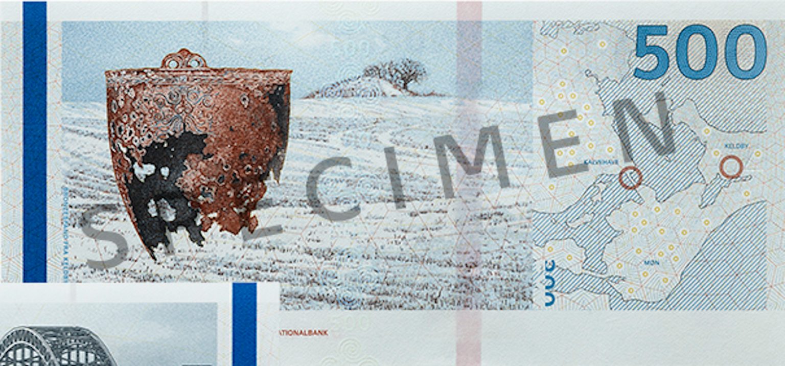 Denmark new 500-krone note (B943a) reportedly introduced on 17.11.2020 ...