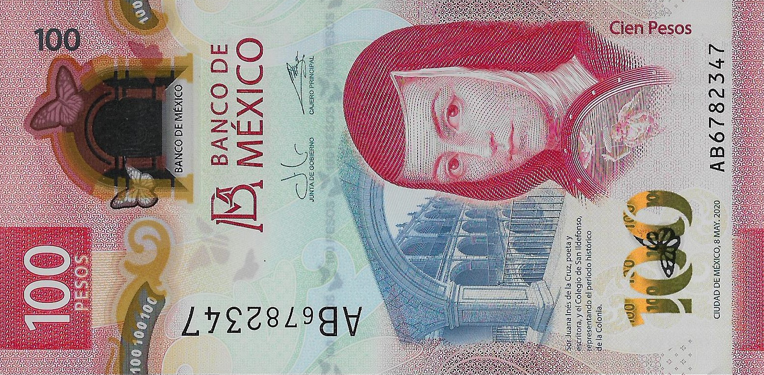 ~#3957 El Banco de Mexico 100 Cien Pesos UNC Bill Details about   1982 