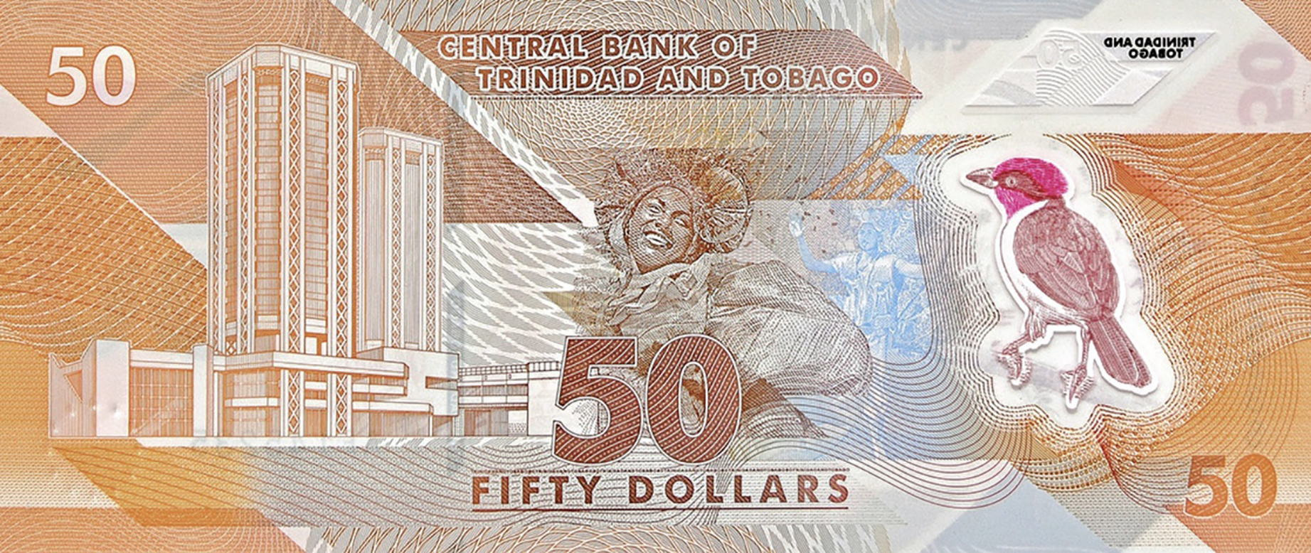 Trinidad And Tobago New 50 Dollar Polymer Note B240a Confirmed Banknotenews