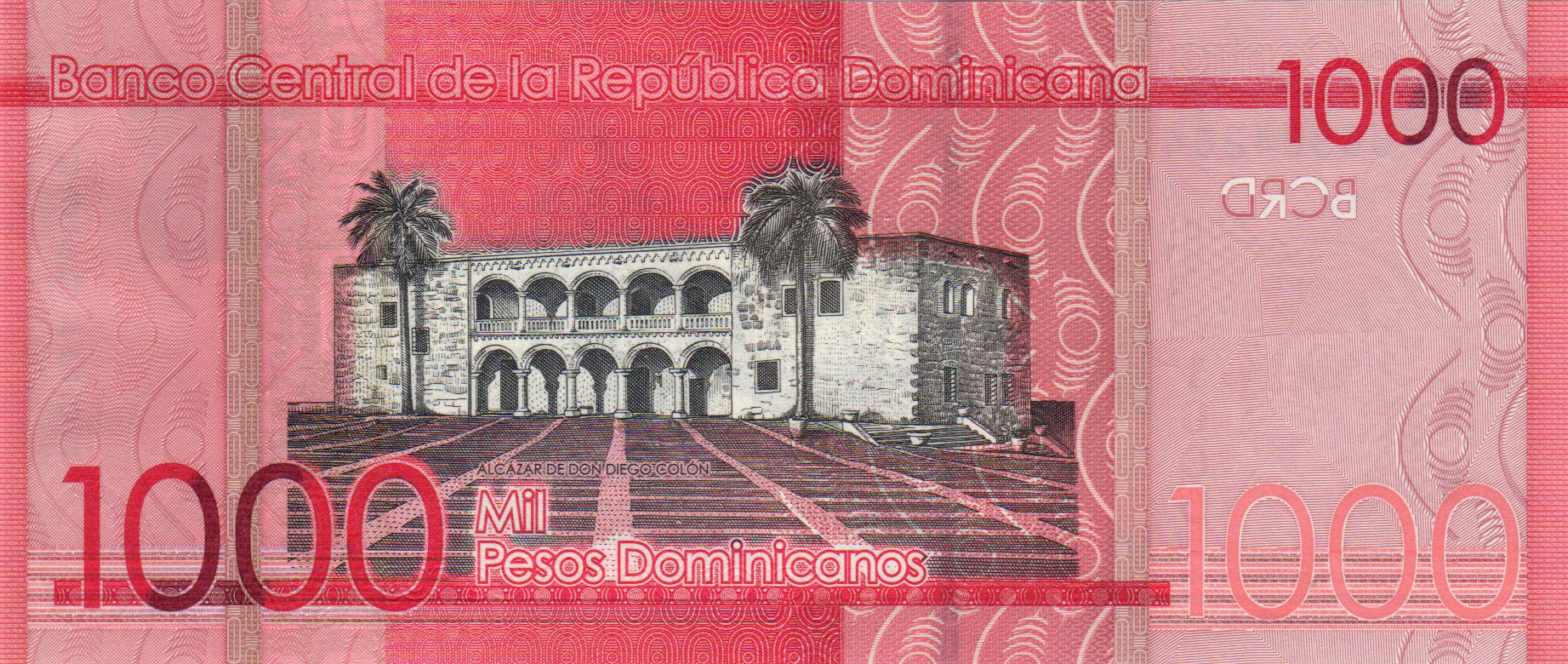 Dominican Republic New 1 000 Peso Dominicano Note B731a Confirmed Banknotenews