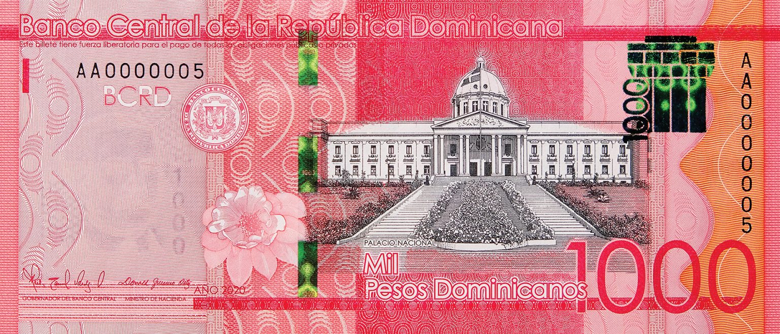 Dominican Republic New Date 2020 1 000 Peso Dominicano Note B731b Reportedly Introduced On