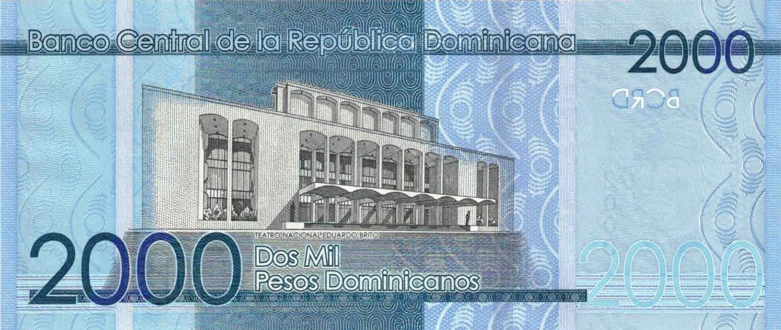 Dominican Republic New Sig Date 2021 2 000 Peso Dominicano Note B732c Confirmed Banknotenews