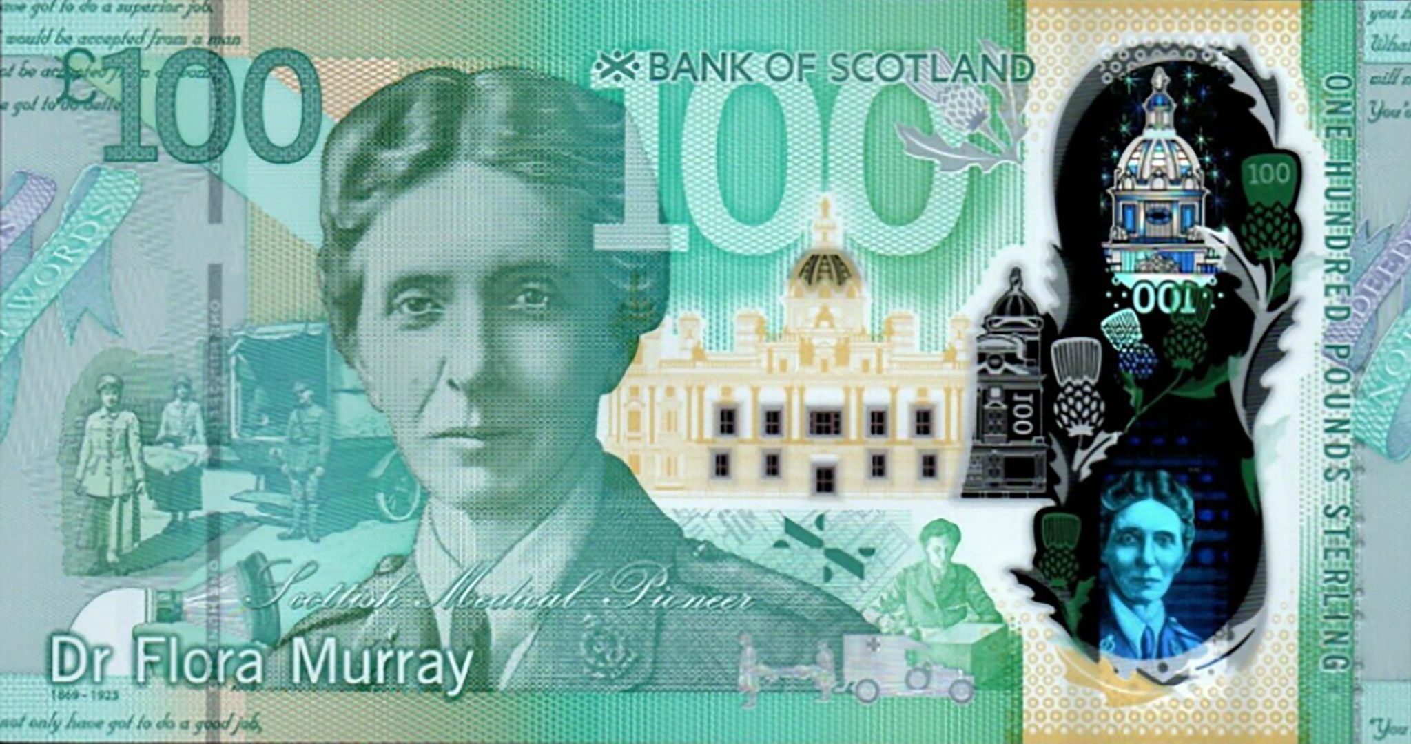 Scotland’s Bank of Scotland new 100-pound polymer note confirmed ...