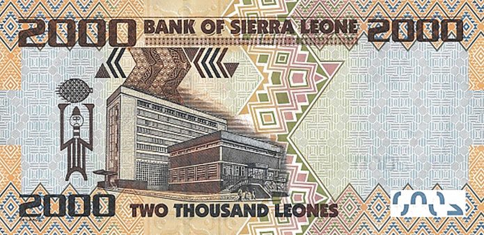 Sierra Leone new date (05.15.2020) 2,000-leone note (B126e) confirmed