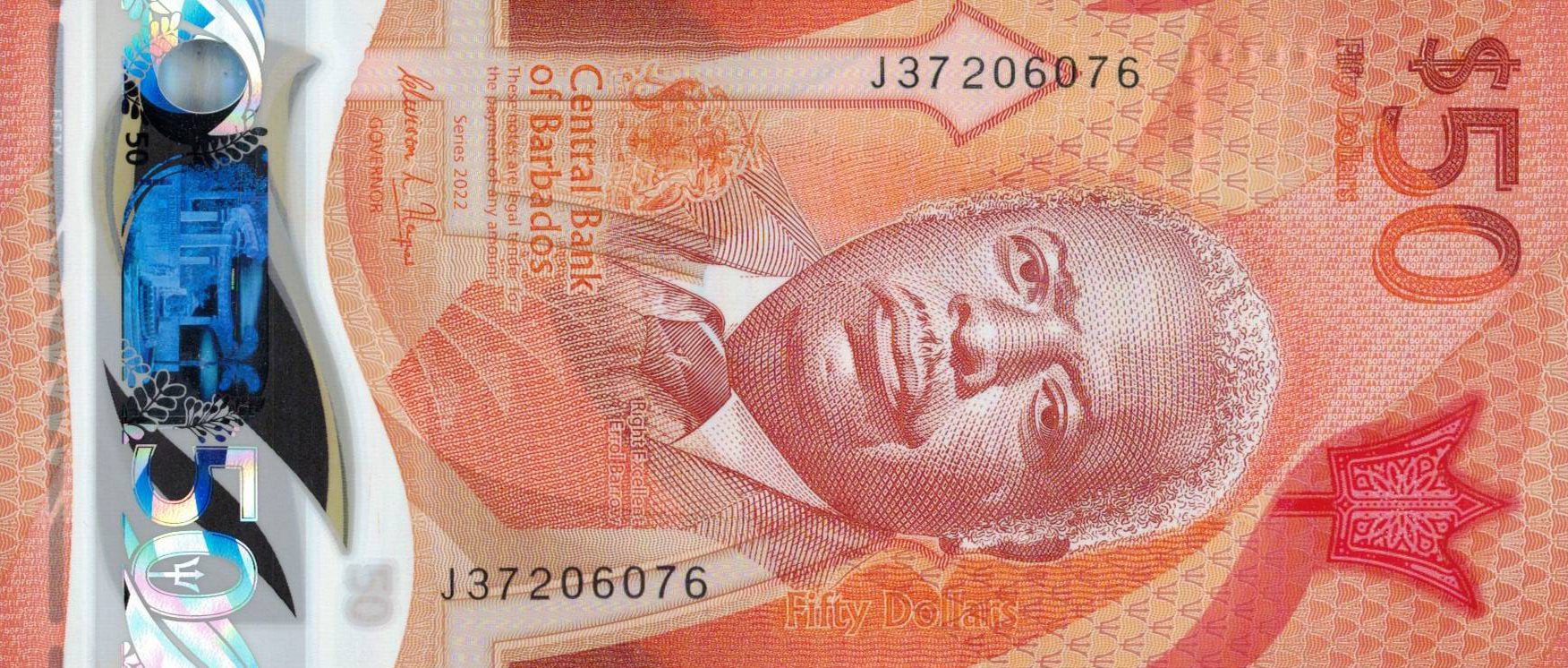 Barbados new 50-dollar polymer note (B243a) confirmed – BanknoteNews