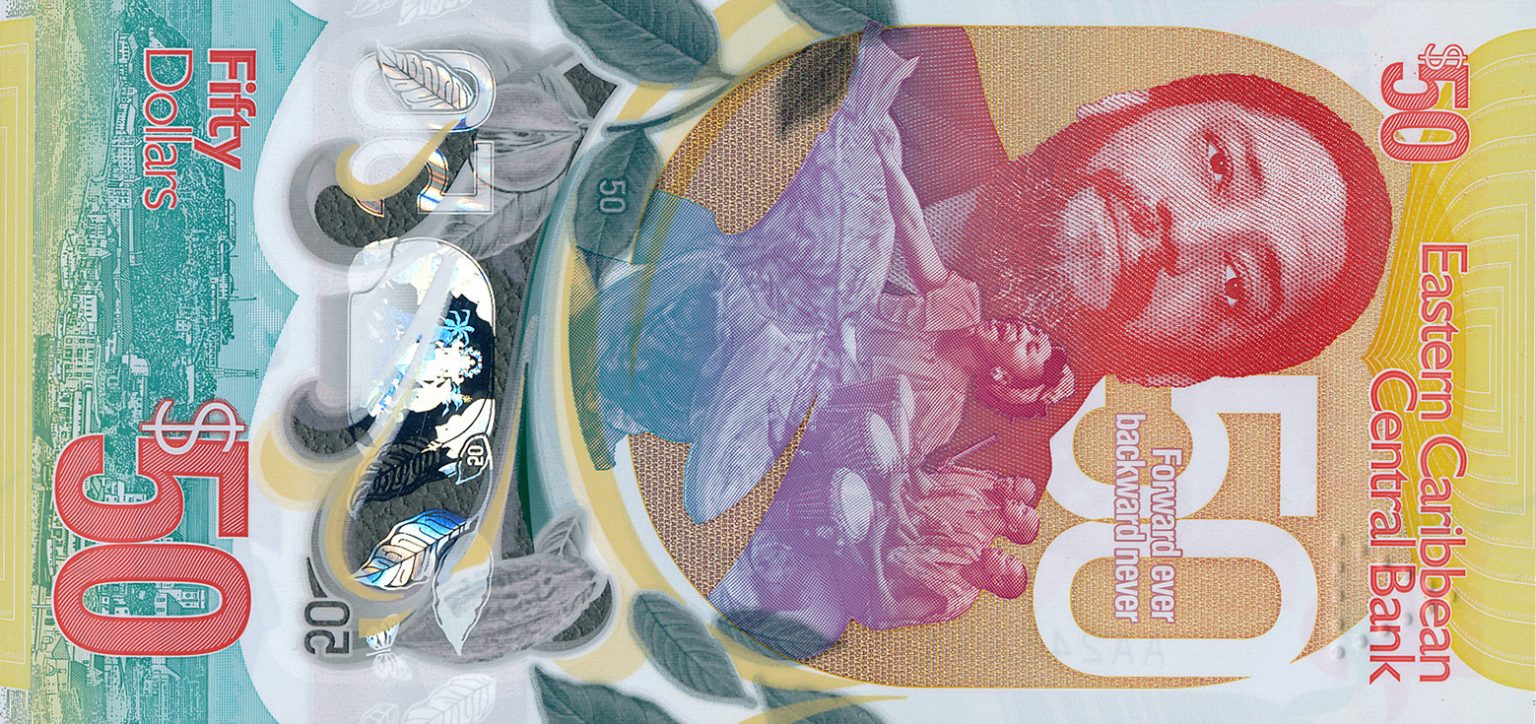 East Caribbean States new 50-dollar commemorative note (B246a ...