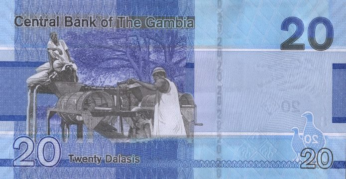 Gambia new sig/date (2023) 20-dalasi note (B237c) confirmed – BanknoteNews