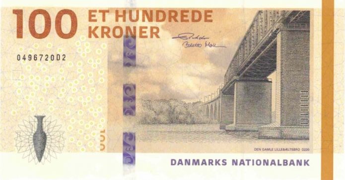 Denmark new 100-krone note (B941a) confirmed